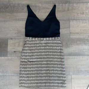 Loft Striped Sheath Dress Size 8